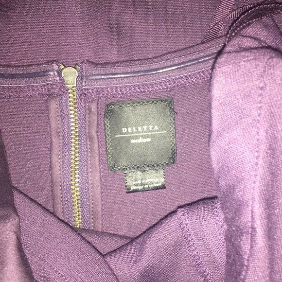 Anthropologie Deletta Purple Fukuoka Dress M - Picture 5 of 5